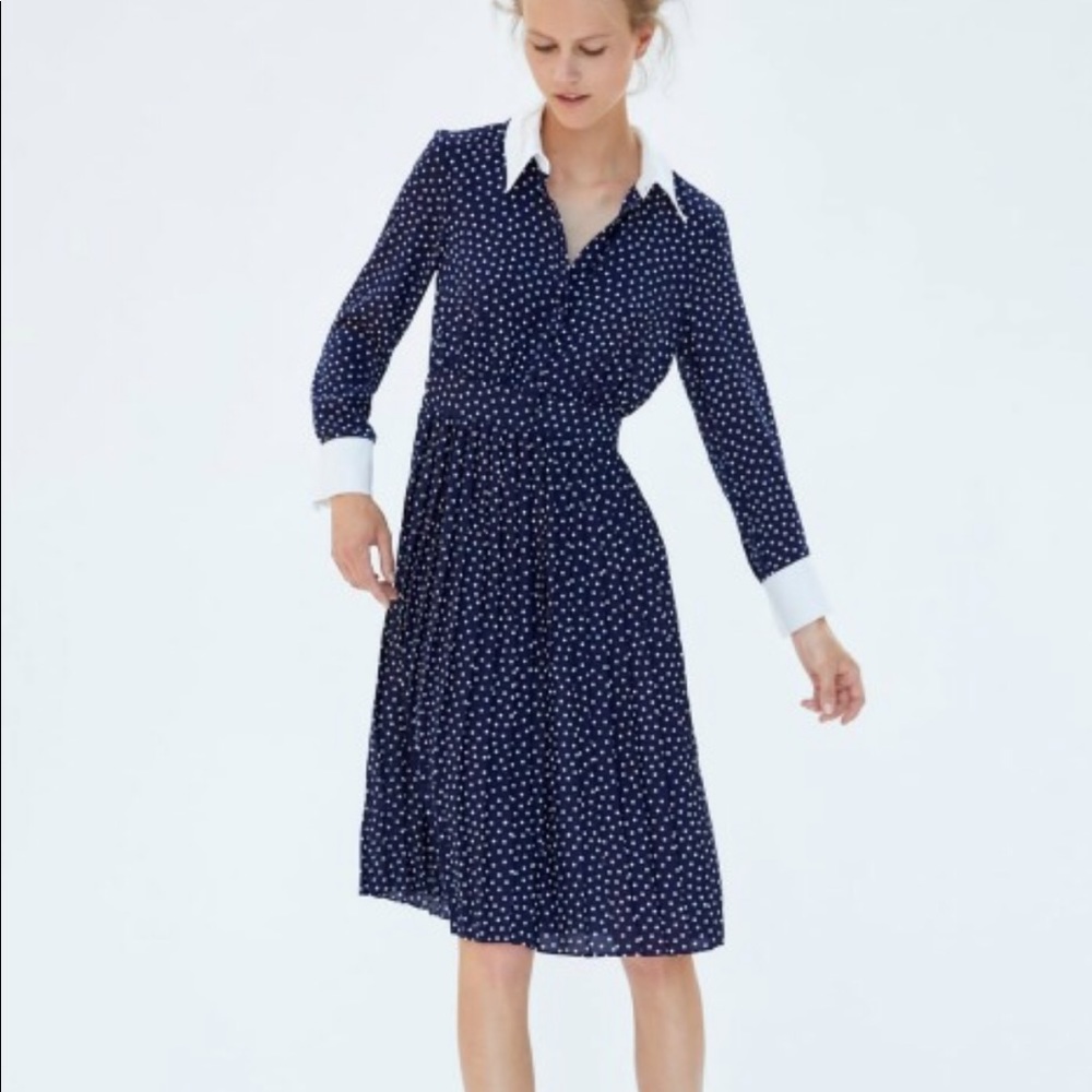Zara collared dress L
